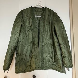 Vintage Army Green Liner Jacket